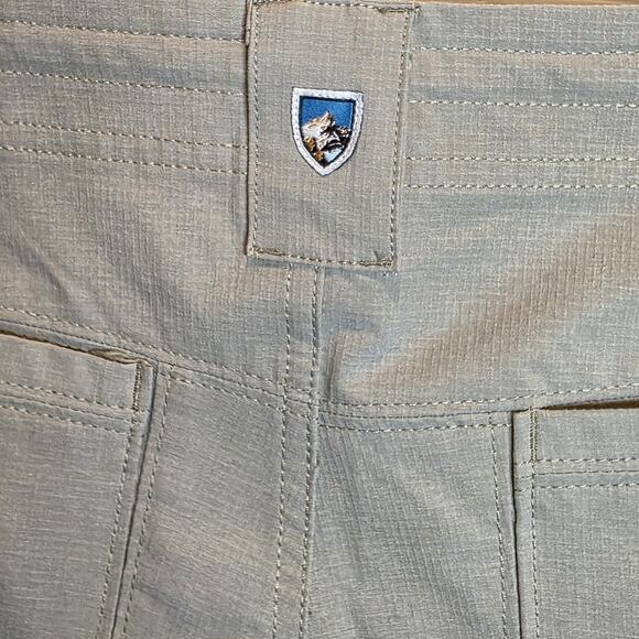 Kuhl Womens Horizn Horizon Short Bermuda Sz 16 Khaki Cargo Performance Recco NEW - Picture 8 of 12